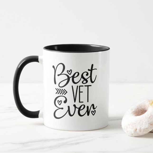 Bester Tierarzt je Tasse (Mit Donut)