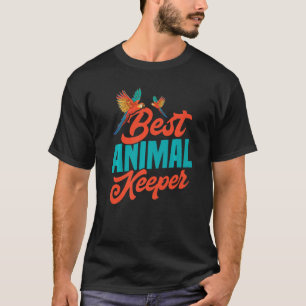 Bester Tierpfleger Grafik Tierliebhaber Zoo Pflege T-Shirt