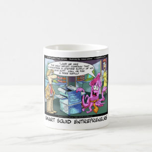 Bester Tintenfisch Unternehmer Funny T-Shirts gibt Tasse