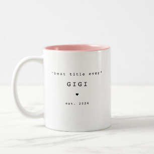 Bester Titel aller Zeiten Gigi Individuelle Tasse