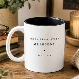 Bester Titel Aller Zeiten Grandude Personalisierte Zweifarbige Tasse