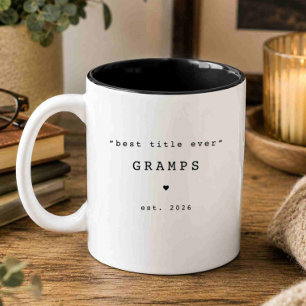 Bester Titel Aller Zeiten Opa Spezialtasse Zweifarbige Tasse