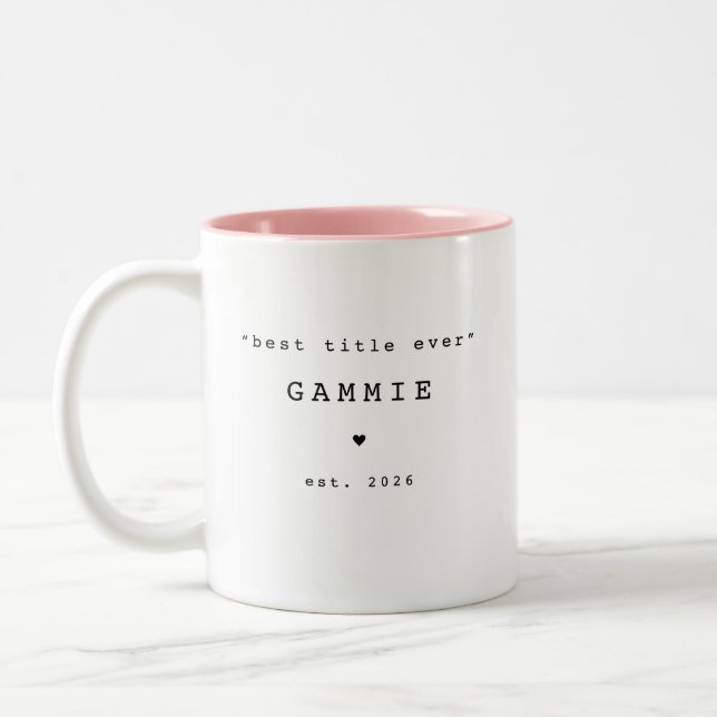 Bester Titel überhaupt Gammie Custom Tasse (Links)