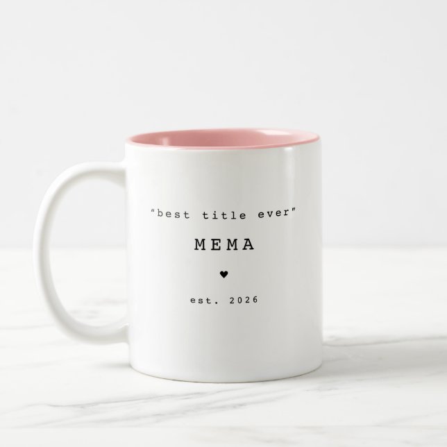 Bester Titel überhaupt Mema Individuelle Tasse (Links)