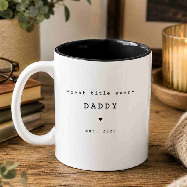 Bester Titel überhaupt Papa Individuelle Tasse (Von Creator hochgeladen)