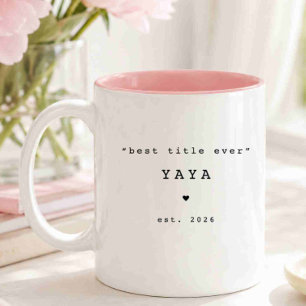 Bester Titel überhaupt Yaya individuelles Tasse
