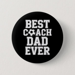 Bester Trainer Dad Ever Fußballspieler Coaching Button