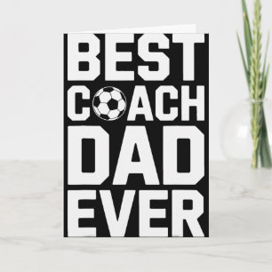 Bester Trainer Dad jemals Fußball-Training Sportli Karte