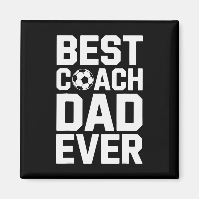 Bester Trainer Dad jemals Fußballtraining Sportlie Magnet (Vorne)