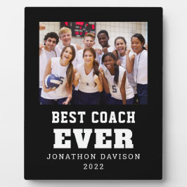 Bester Trainer jedes Jahr Name Team Foto Schwarz Fotoplatte