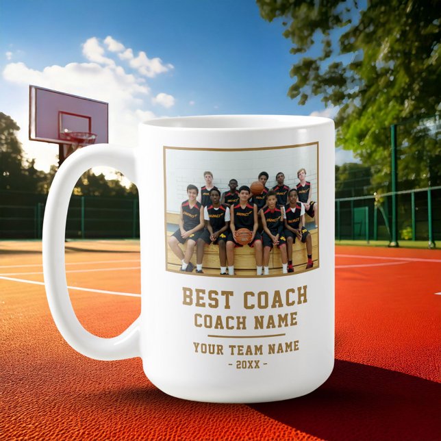 Bester Trainer Team Name Foto Danke Kaffeetasse (Von Creator hochgeladen)