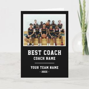 Bester Trainer Team Name Foto Dankeskarte