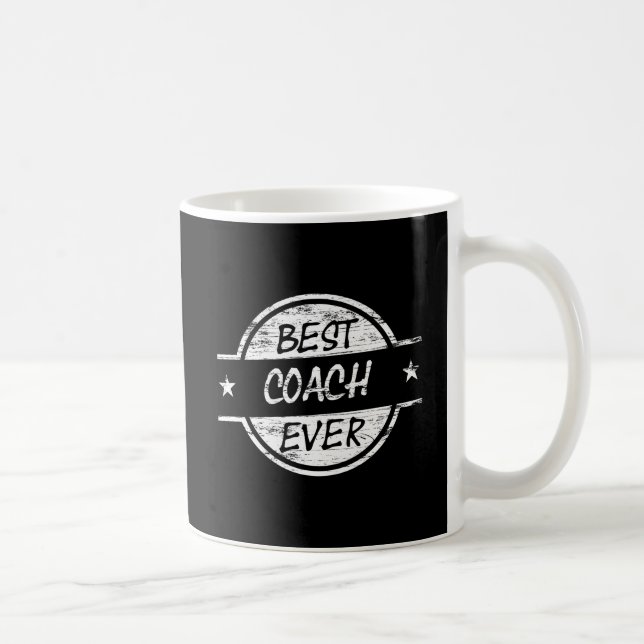 Bester Trainer überhaupt weiß Tasse (Rechts)