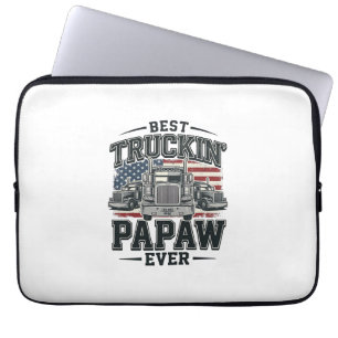 Bester Truck-fahrender Opa Ever Vintage Trucker Ve Laptopschutzhülle