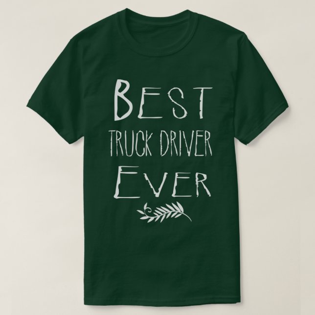 Bester TRUCK-TREIBER je 1 T-Shirt (Design vorne)