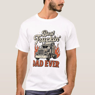 Bester Trucker-Vater Aller Zeiten Vintage-Truck-Va T-Shirt