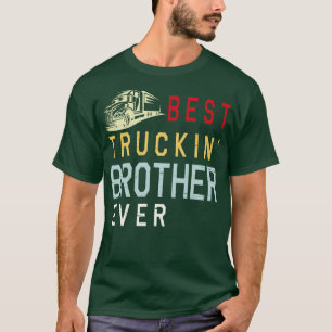 Bester Truckin Bruder je glücklicher Vater Eltern T-Shirt
