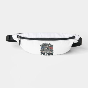 Bester Truckin' Papaw Ever Vintage Trucker Vector_ Bauchtasche
