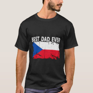Bester tschechischer Vater je Vatertag Tschechien T-Shirt