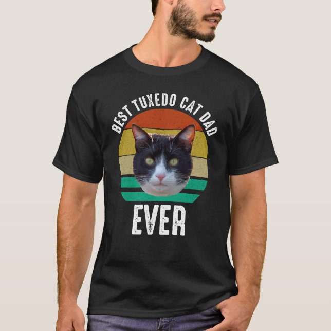 Bester Tuxedo Cat Vater je T-Shirt (Vorderseite)