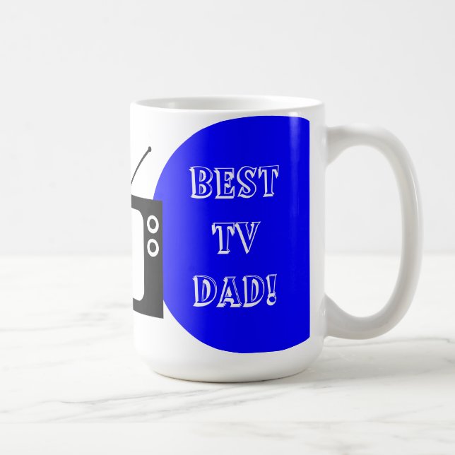 Bester TV-Vater! Kaffeetasse (Rechts)