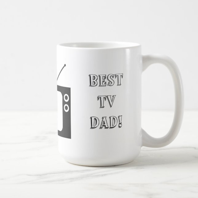 Bester TV-Vater! Tasse (Rechts)