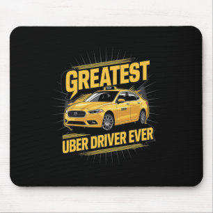 Bester Uber Driver je Uber Driver Funny 1 Mousepad