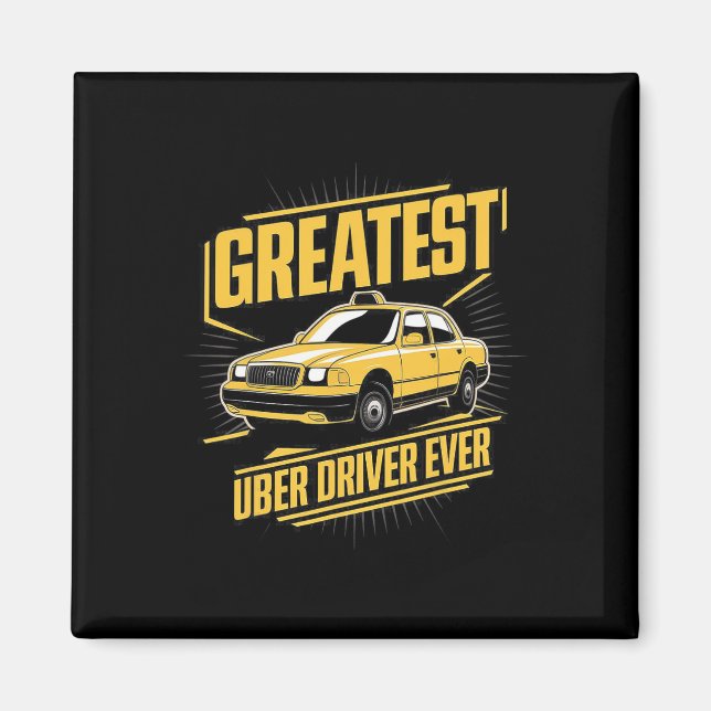 Bester Uber Driver je Uber Driver Funny Magnet (Vorne)