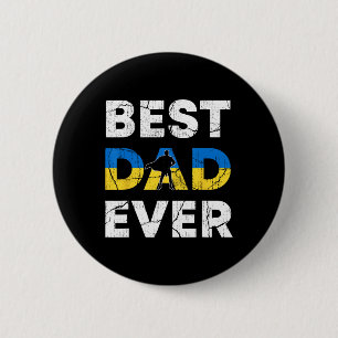 Bester ukrainischer Vater überhaupt Ukraine Daddy Button