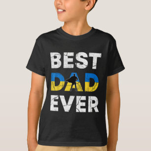 Bester ukrainischer Vater überhaupt Ukraine Daddy  T-Shirt