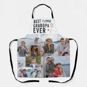 Bester umdrehender Opa ever Fotocollage Schürze