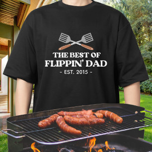 Bester umdrehender Papa-Spatel Lustig Retro T-Shirt