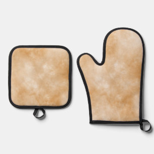 Bester Uni Silber Gesteppter Hitzeschutz  Ofenhandschuh & Topflappen-Set