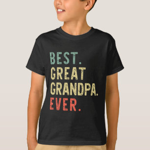 Bester Urgroßvater überhaupt Lustig Retro Vintage T-Shirt