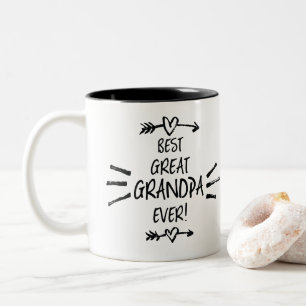 Bester Urgroßvater überhaupt Zweifarbige Tasse