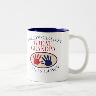 Bester Urgroßvater überhaupt Zweifarbige Tasse