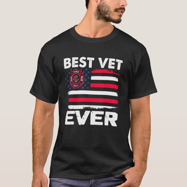 Bester US-Feuerwehrmann je T-Shirt (Vorderseite)