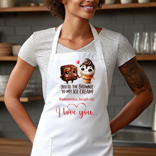 Bester Valentinstag-Geschenk Lustige Lebensmittel- Schürze