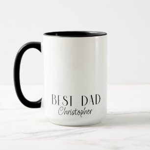 Bester Vater 3 Foto Collage Individuelle Name Tass Tasse