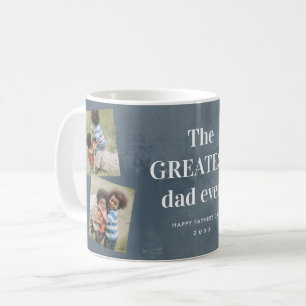Bester Vater 3 Foto-Collage Vatertag Kaffeetasse