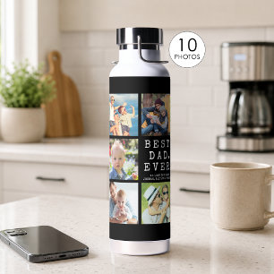 BESTER VATER ALLE ZEIT 10 Fotos Personalisiert Trinkflasche