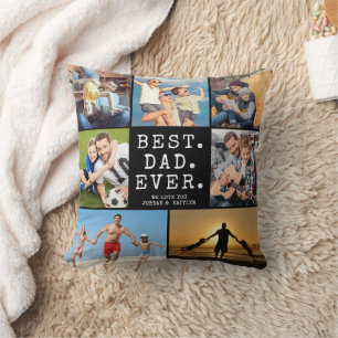BESTER VATER ALLE ZEIT 7 Foto-Collage in Ihrer Far Kissen