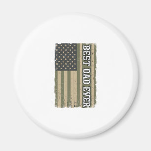 Bester Vater Aller Patrioten Flagge Vintage Vater  Magnet