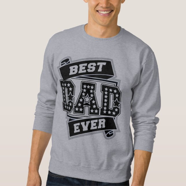 Bester Vater aller Star SuperDad Sweatshirt (Vorderseite)