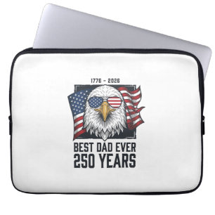 Bester Vater Aller Zeiten 250 Jahre Patriotischer  Laptopschutzhülle