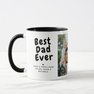 Bester Vater Aller Zeiten 2-Foto-Collage & Benutze Tasse