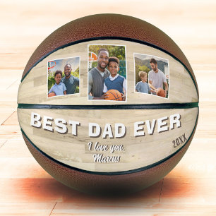 Bester Vater Aller Zeiten 3 Foto-Collage Vater Basketball
