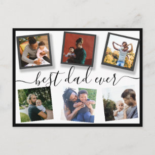 Bester Vater Aller Zeiten 6 Foto Instagram Collage Postkarte