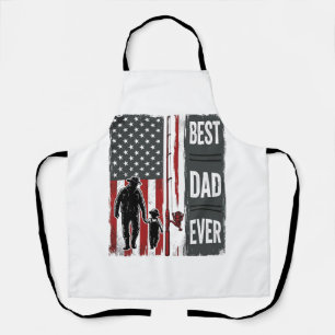Bester Vater aller Zeiten Angel Flagge Vintage Vek Schürze