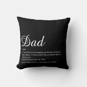 Bester Vater aller Zeiten, Daddy, Vater Definition Kissen